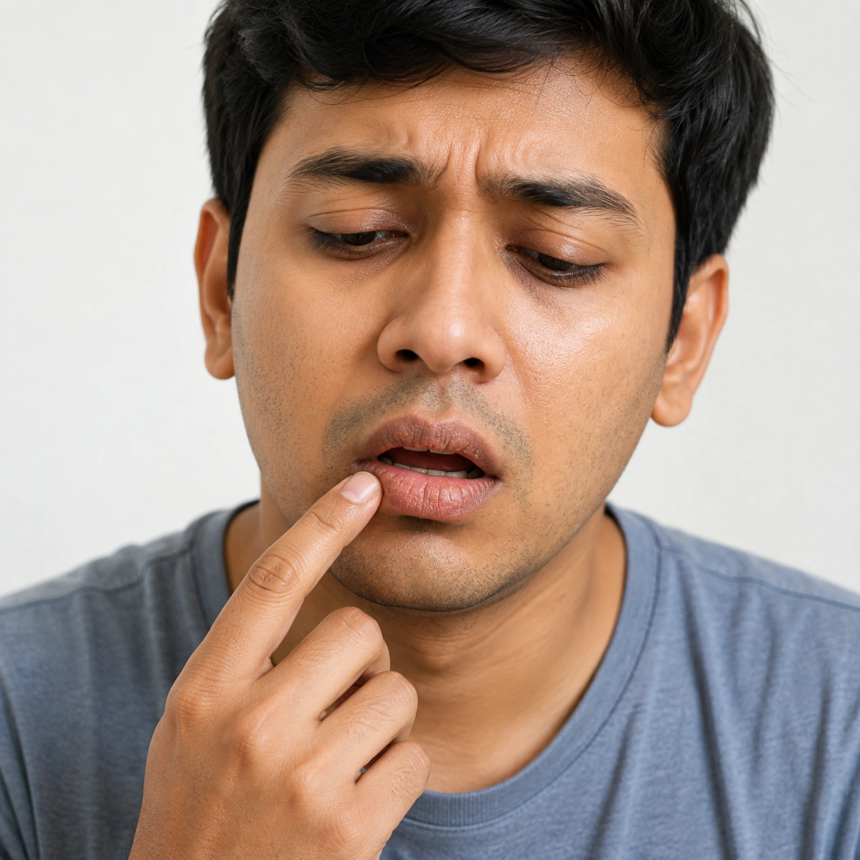 মুখ শুকিয়ে যাওয়া